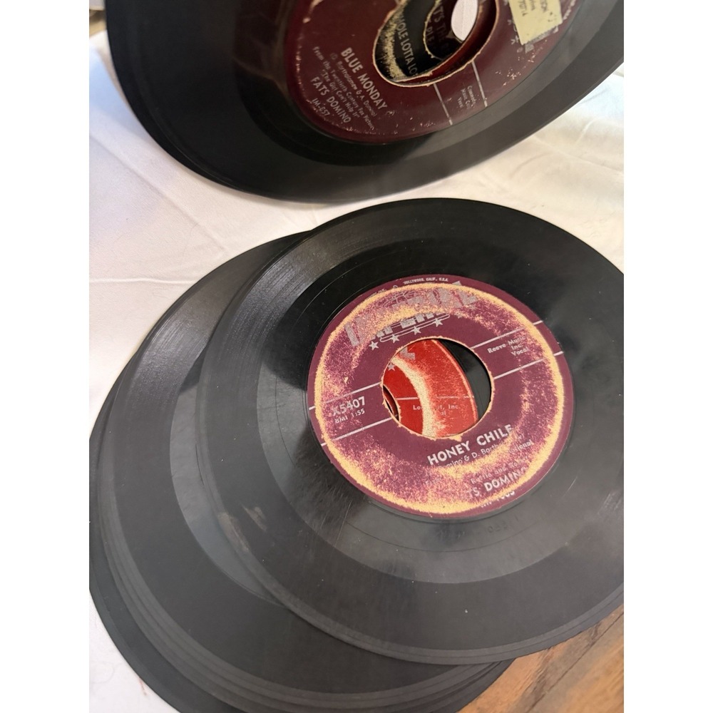 Vintage Fats Domino Vinyl 45s Imperial ABC Paramount Record Albums A Lot Of 16 - Picture 7 of 8